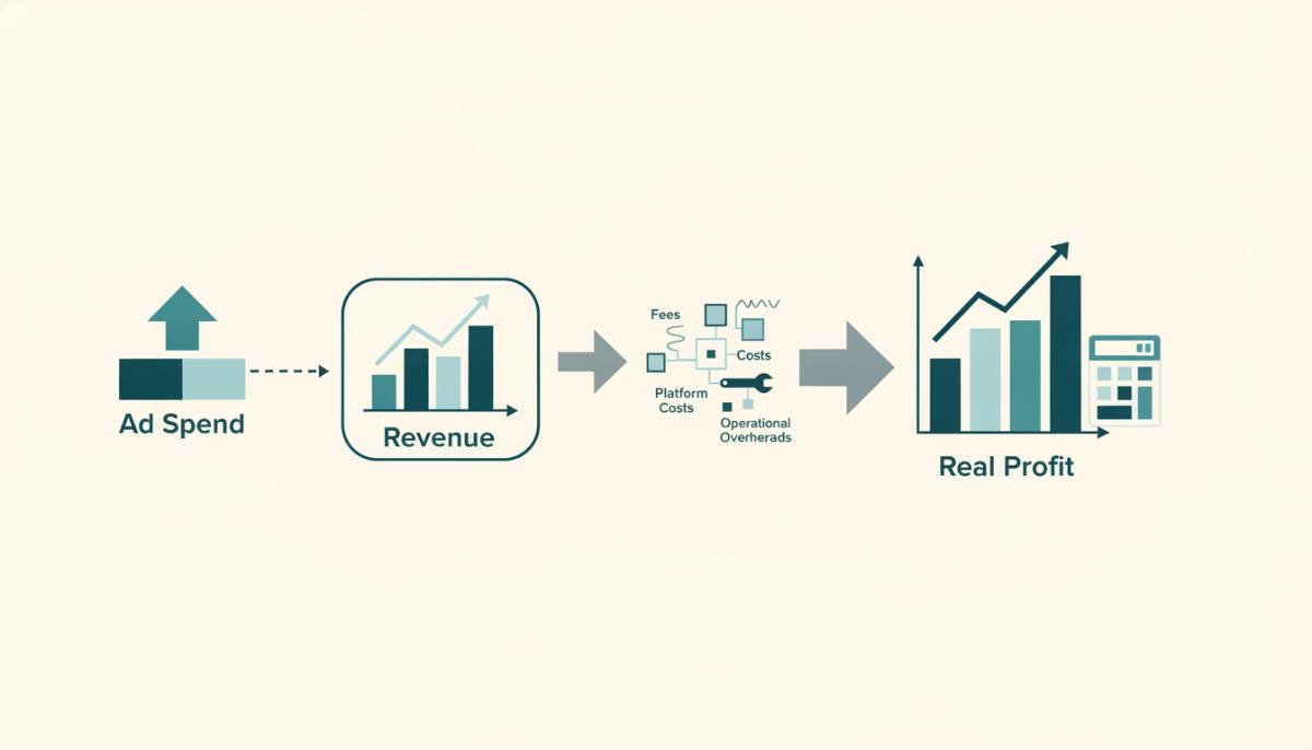 How to calculate real profit from ads step by step