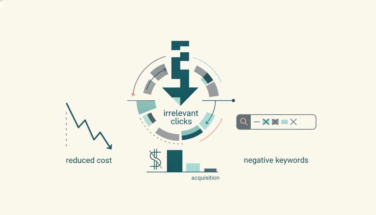 What negative keywords are-and why they reduce cost per acquisition